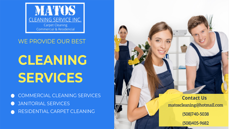 Hire the best in the cleaning business – Matos Cleaning Services