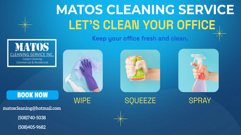 Residential or commercial cleaning – Matos Cleaning Services